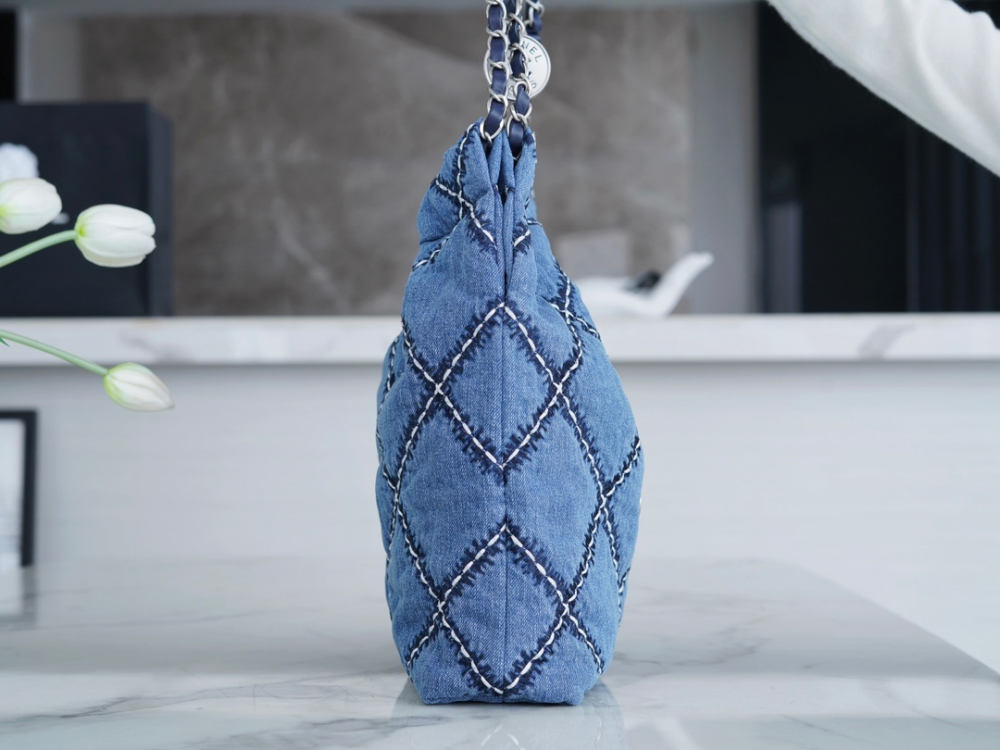 C H A N E L Chanel 22 Small Stitch Denim 레플리카 4번 이미지 - Bag | 세미샵 레플리카 사이트