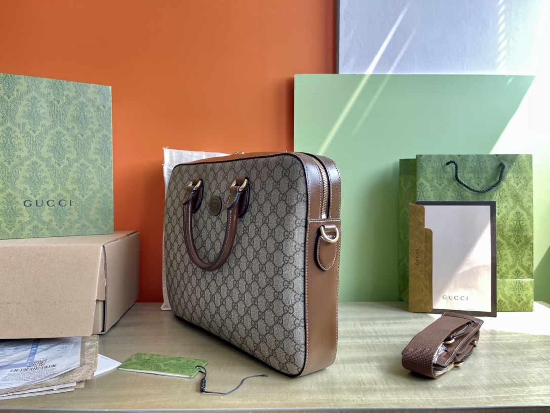 Gucci 구찌 인터로킹 G 미디움 브리프케이스 레플리카 3번 이미지 - Bag | 세미샵 레플리카 사이트
