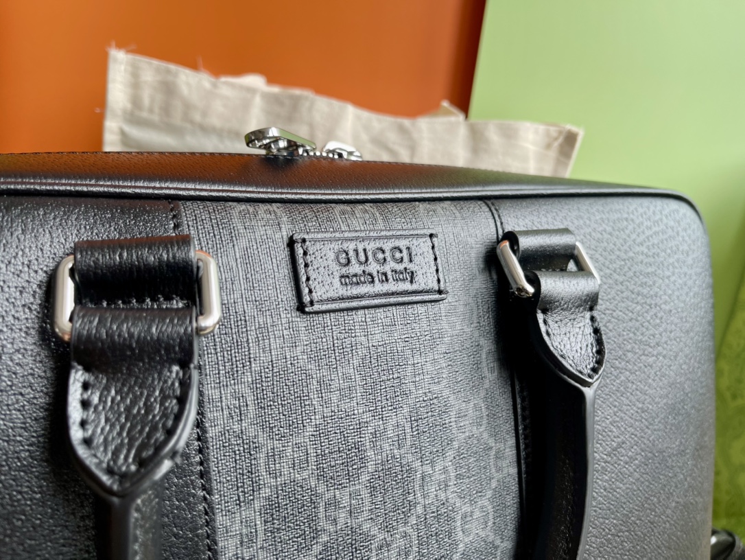 Gucci 구찌 GG 블랙 미디움 브리프케이스 레플리카 5번 이미지 - Bag | 세미샵 레플리카 사이트