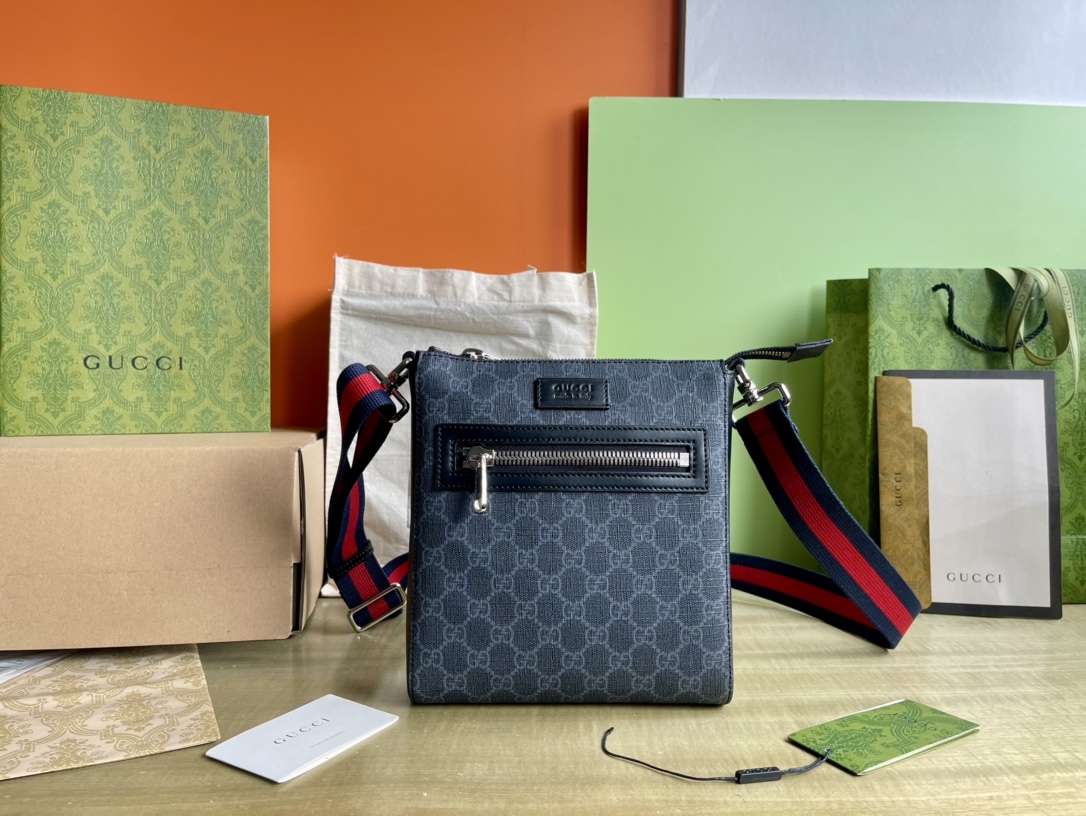 Gucci 구찌 GG 블랙 스몰 메신저백 레플리카 1번 이미지 - Bag | 세미샵 레플리카 사이트