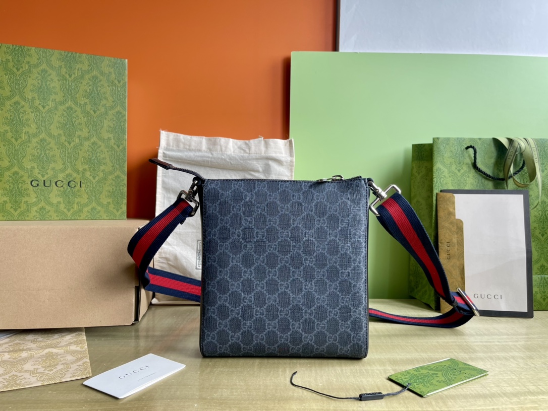 Gucci 구찌 GG 블랙 스몰 메신저백 레플리카 2번 이미지 - Bag | 세미샵 레플리카 사이트