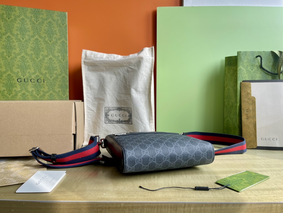 Gucci 구찌 GG 블랙 스몰 메신저백 레플리카 4번 이미지 - Bag | 세미샵 레플리카 사이트