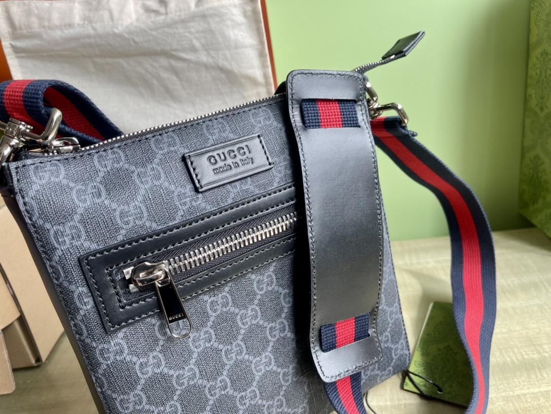 Gucci 구찌 GG 블랙 스몰 메신저백 레플리카 6번 이미지 - Bag | 세미샵 레플리카 사이트