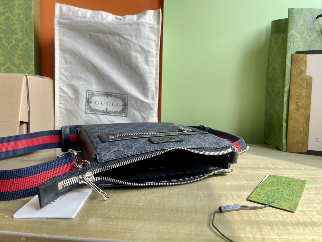 Gucci 구찌 GG 블랙 스몰 메신저백 레플리카 7번 이미지 - Bag | 세미샵 레플리카 사이트