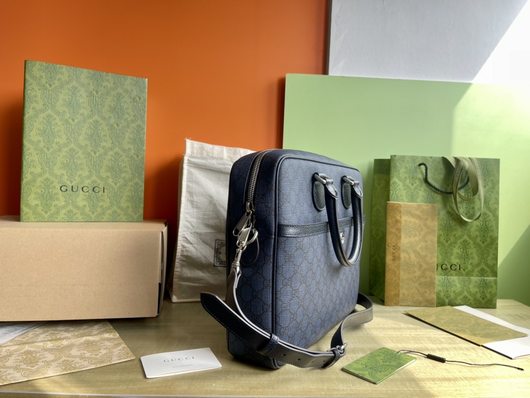 Gucci 구찌 GG 수프림 미디움 브리프케이스 레플리카 3번 이미지 - Bag | 세미샵 레플리카 사이트
