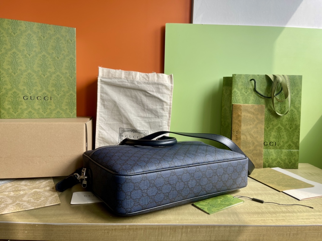 Gucci 구찌 GG 수프림 미디움 브리프케이스 레플리카 4번 이미지 - Bag | 세미샵 레플리카 사이트