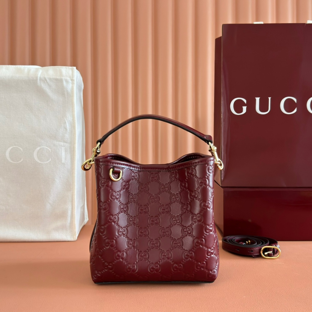 Gucci Gucci GG Emblem Bucket 레플리카 1번 이미지 - Bag | 세미샵 레플리카 사이트