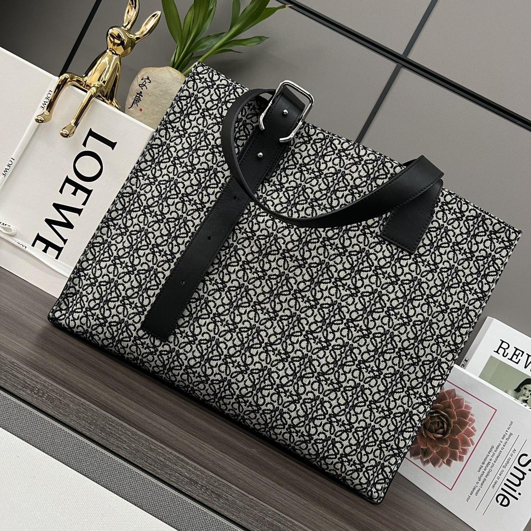 Loewe Loewe Anagram Embellished Cotton Blend Tote 레플리카 2번 이미지 - Bag | 세미샵 레플리카 사이트