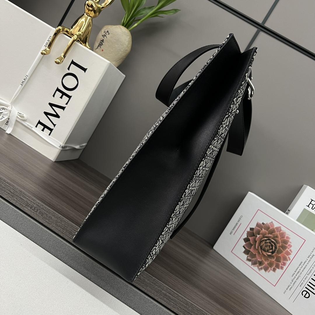 Loewe Loewe Anagram Embellished Cotton Blend Tote 레플리카 3번 이미지 - Bag | 세미샵 레플리카 사이트