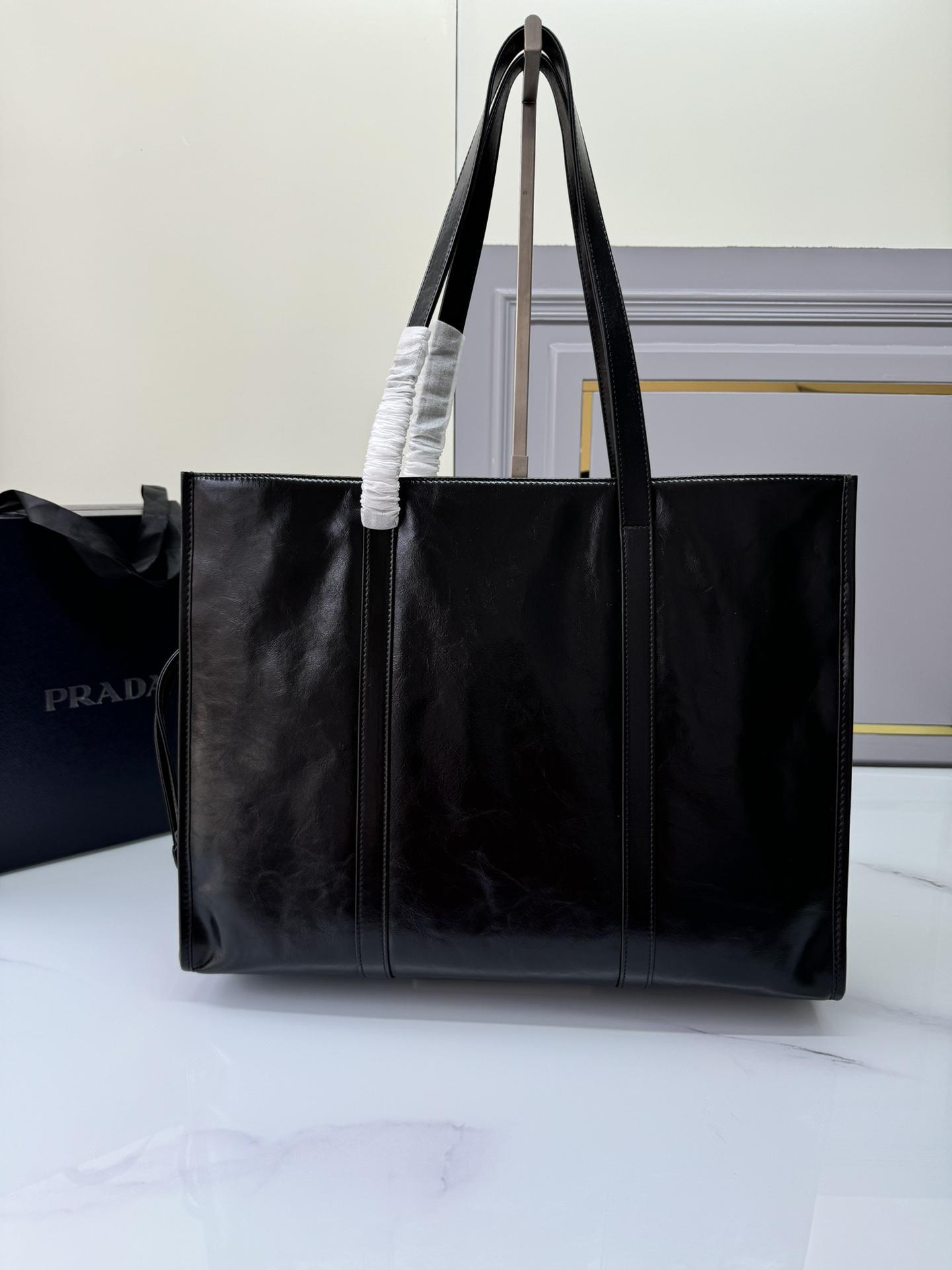 P R A D A Prada Antique Nappa Leather Tote 레플리카 2번 이미지 - Bag | 세미샵 레플리카 사이트