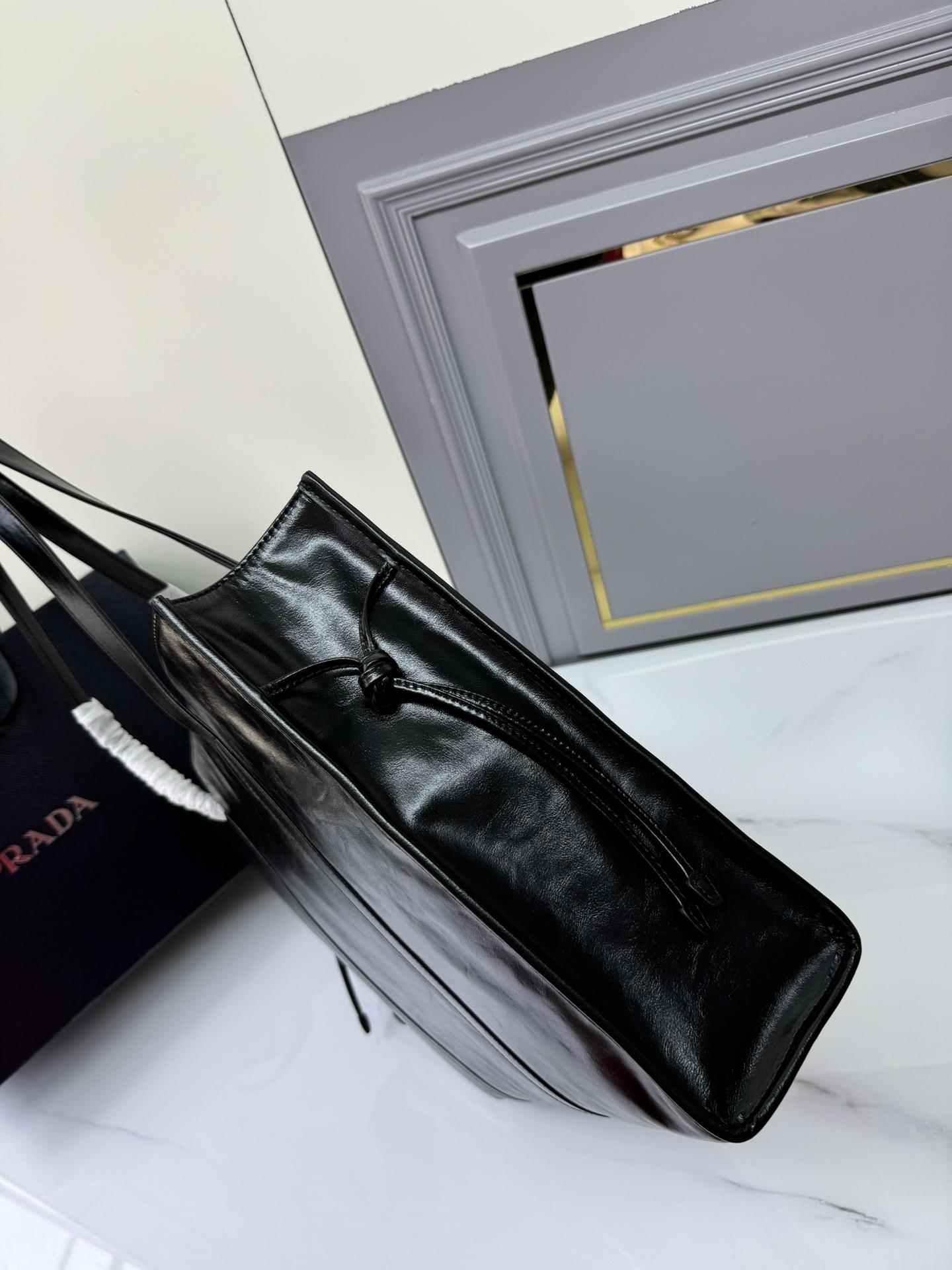P R A D A Prada Antique Nappa Leather Tote 레플리카 5번 이미지 - Bag | 세미샵 레플리카 사이트