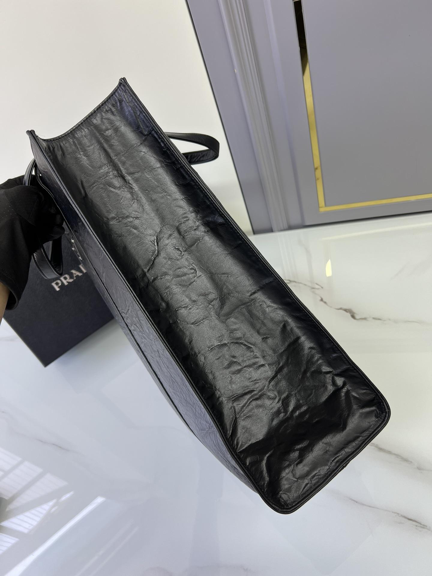P R A D A Prada Antique Nappa Leather Tote 레플리카 19번 이미지 - Bag | 세미샵 레플리카 사이트