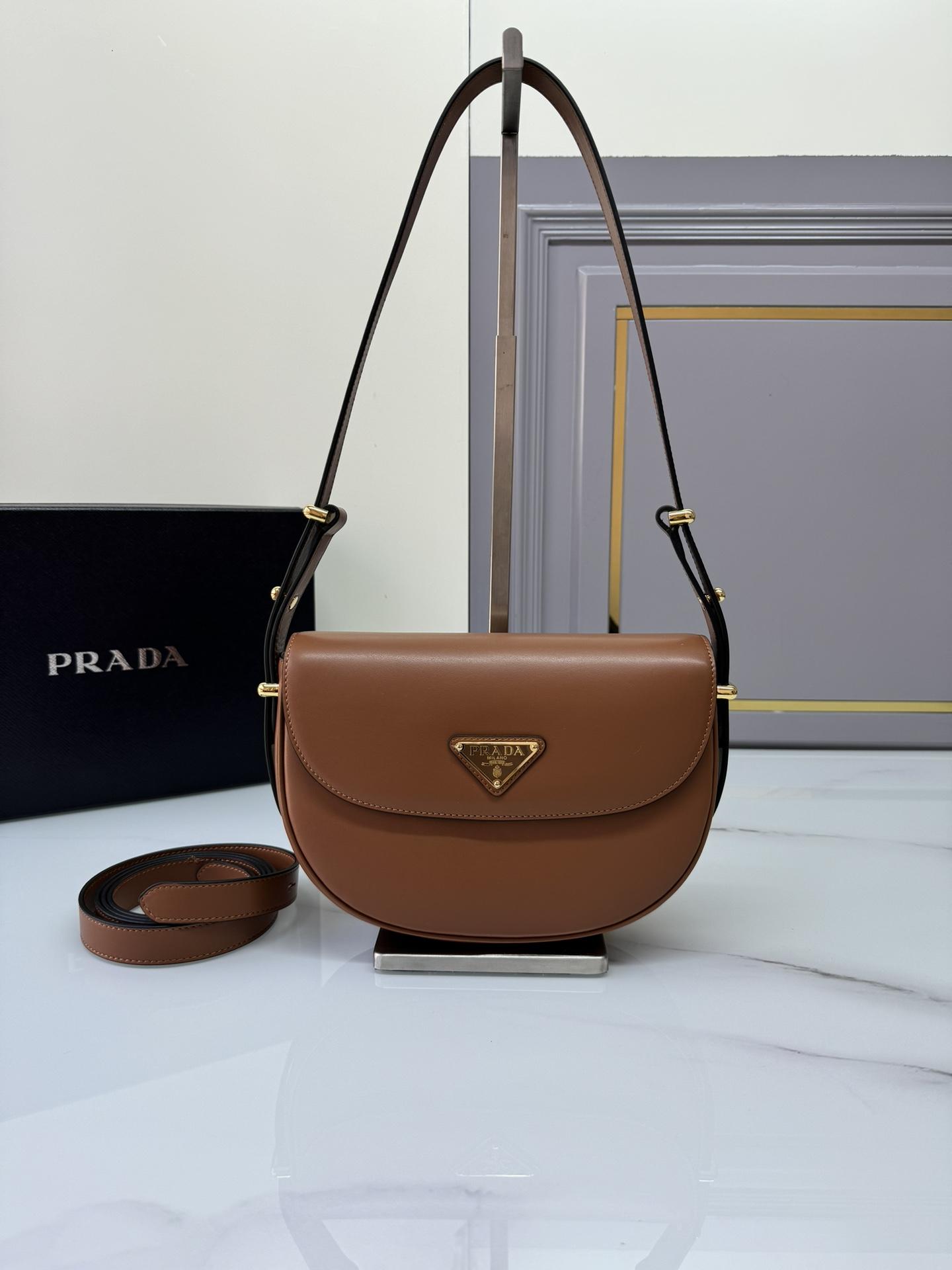 P R A D A Prada Arque Leather Shoulder Flap 레플리카 1번 이미지 - Bag | 세미샵 레플리카 사이트