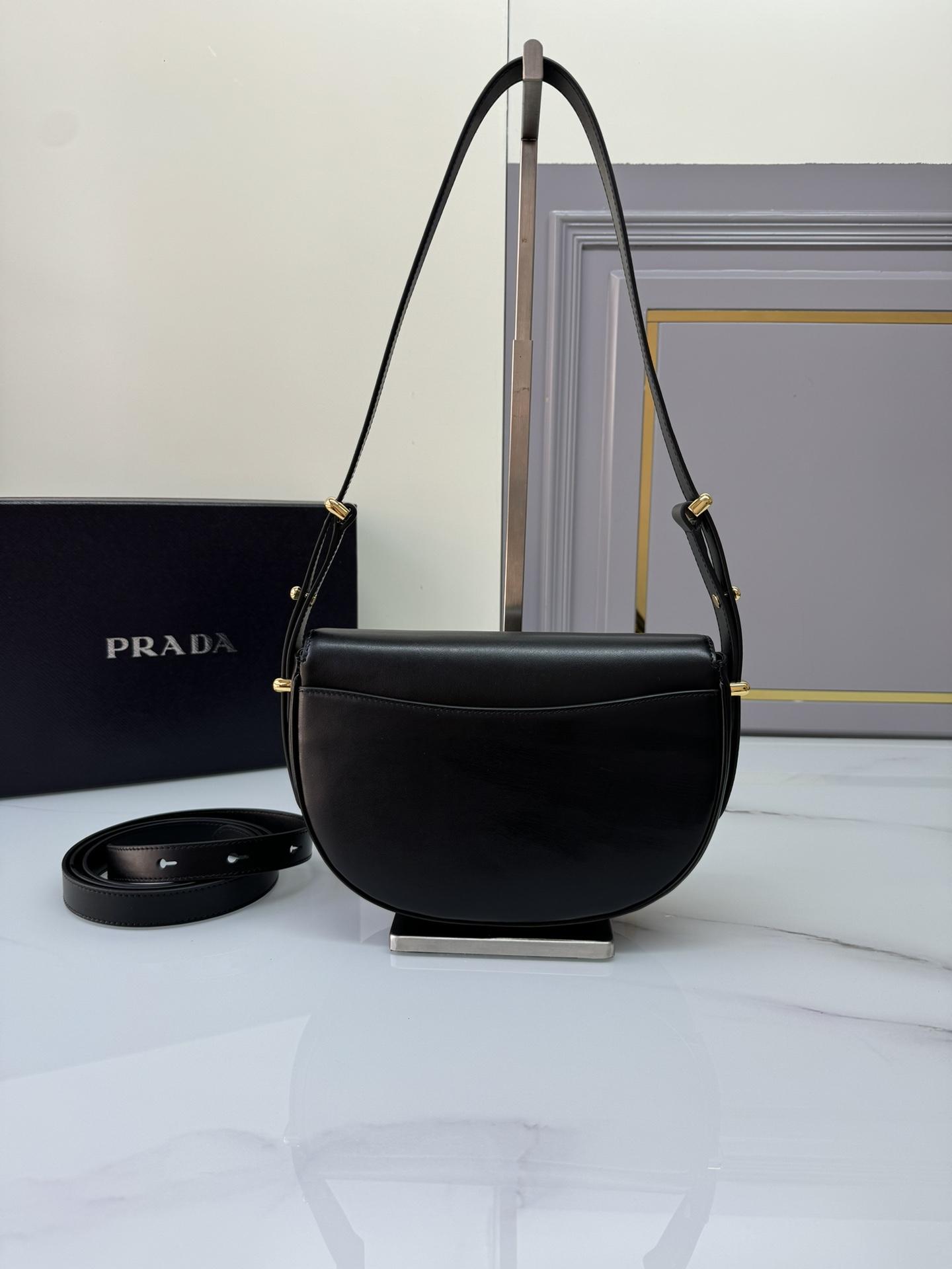 P R A D A Prada Arque Leather Shoulder Flap 레플리카 18번 이미지 - Bag | 세미샵 레플리카 사이트