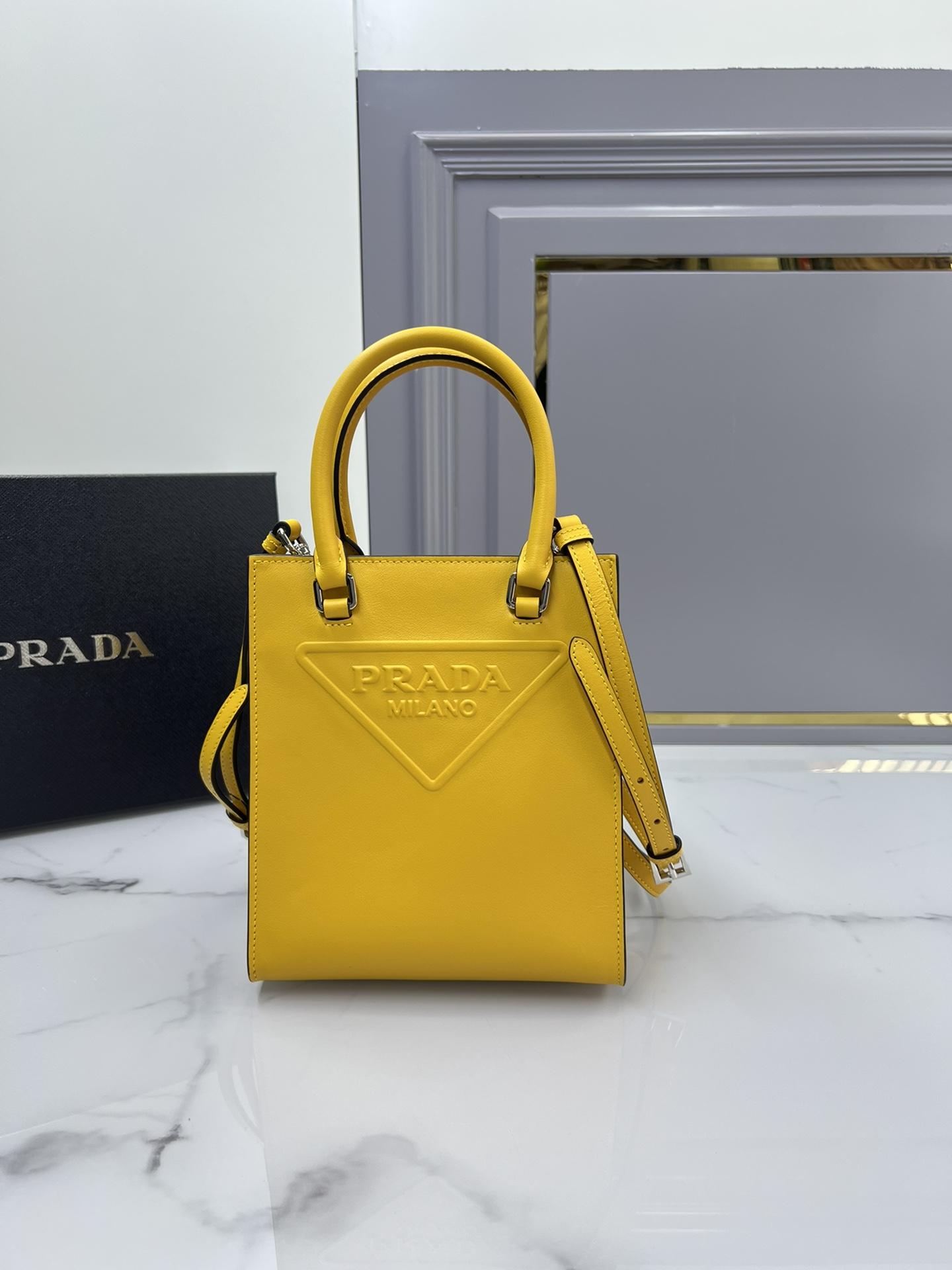 P R A D A Prada Leather Handbag 레플리카 9번 이미지 - Bag | 세미샵 레플리카 사이트