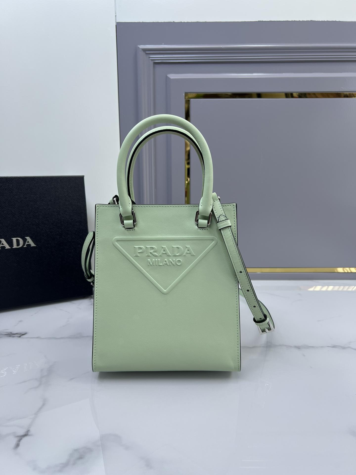 P R A D A Prada Leather Handbag 레플리카 25번 이미지 - Bag | 세미샵 레플리카 사이트
