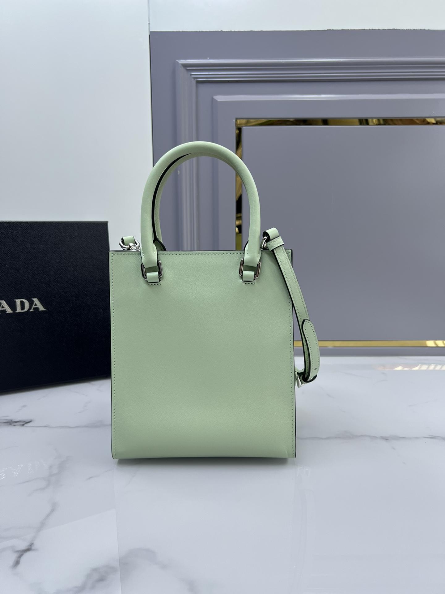 P R A D A Prada Leather Handbag 레플리카 26번 이미지 - Bag | 세미샵 레플리카 사이트