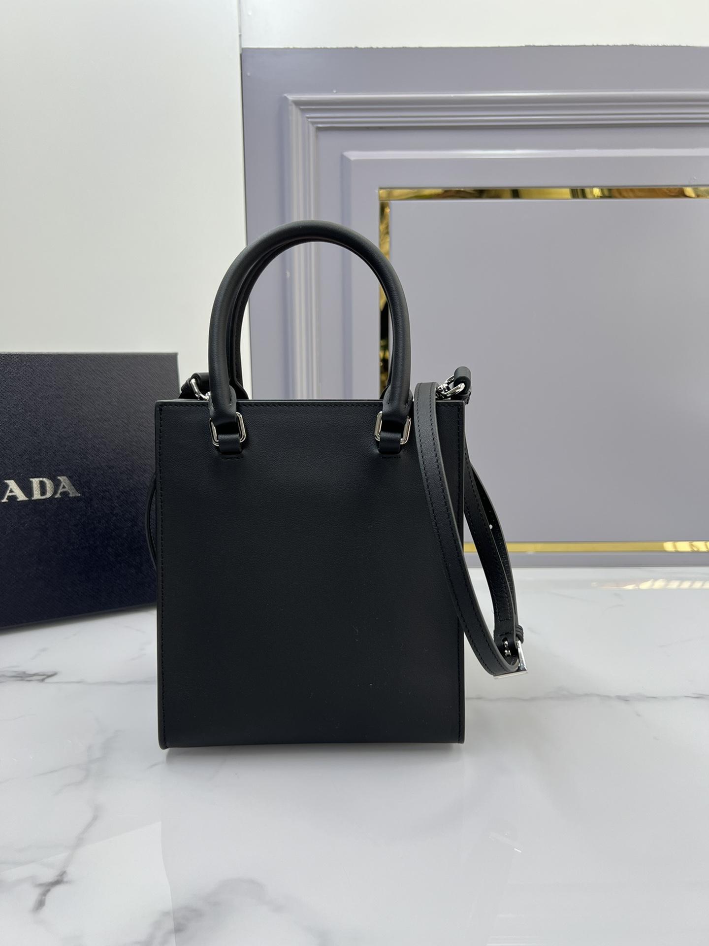 P R A D A Prada Leather Handbag 레플리카 35번 이미지 - Bag | 세미샵 레플리카 사이트