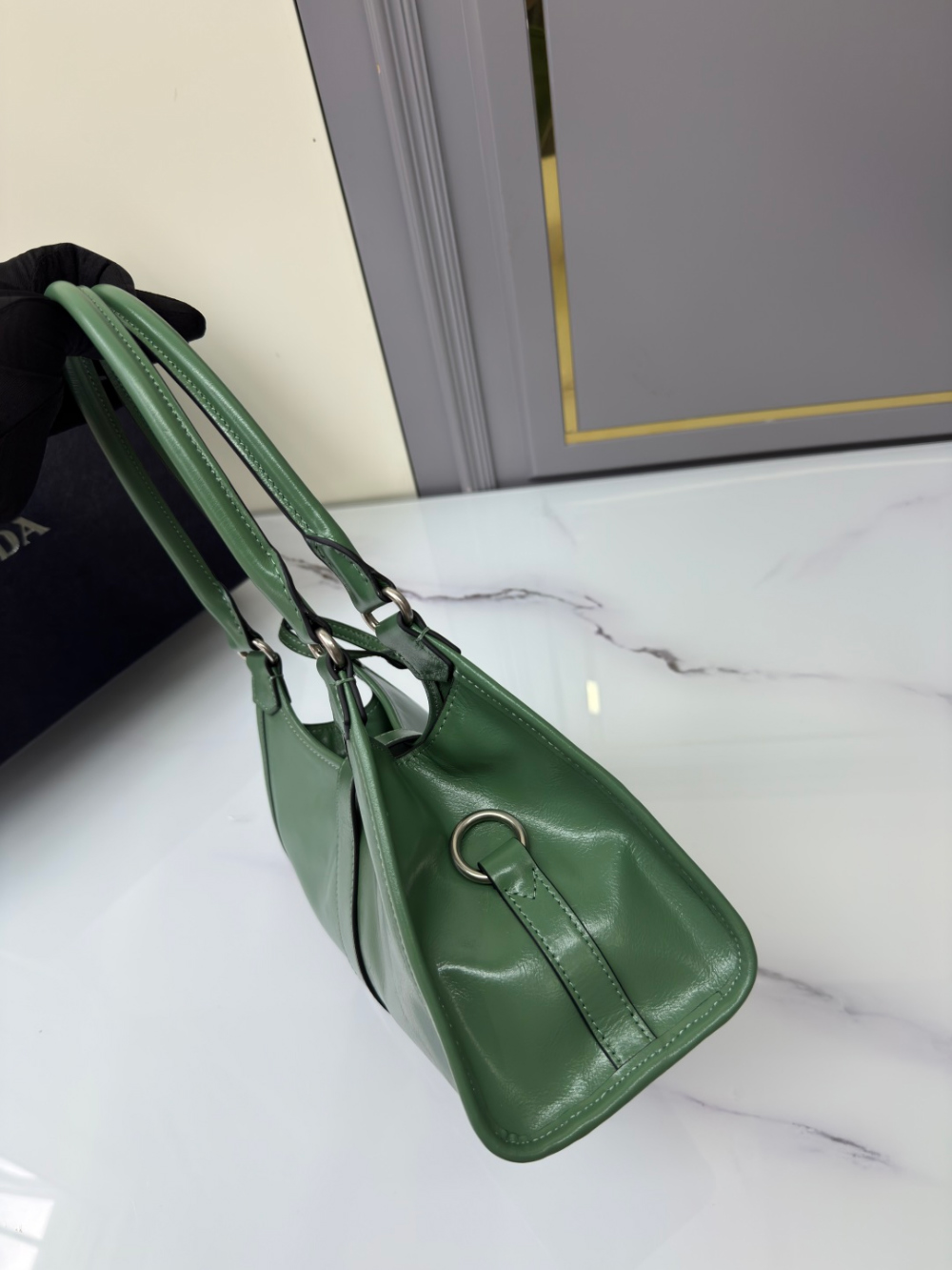 P R A D A Prada Leather Tote 레플리카 4번 이미지 - Bag | 세미샵 레플리카 사이트