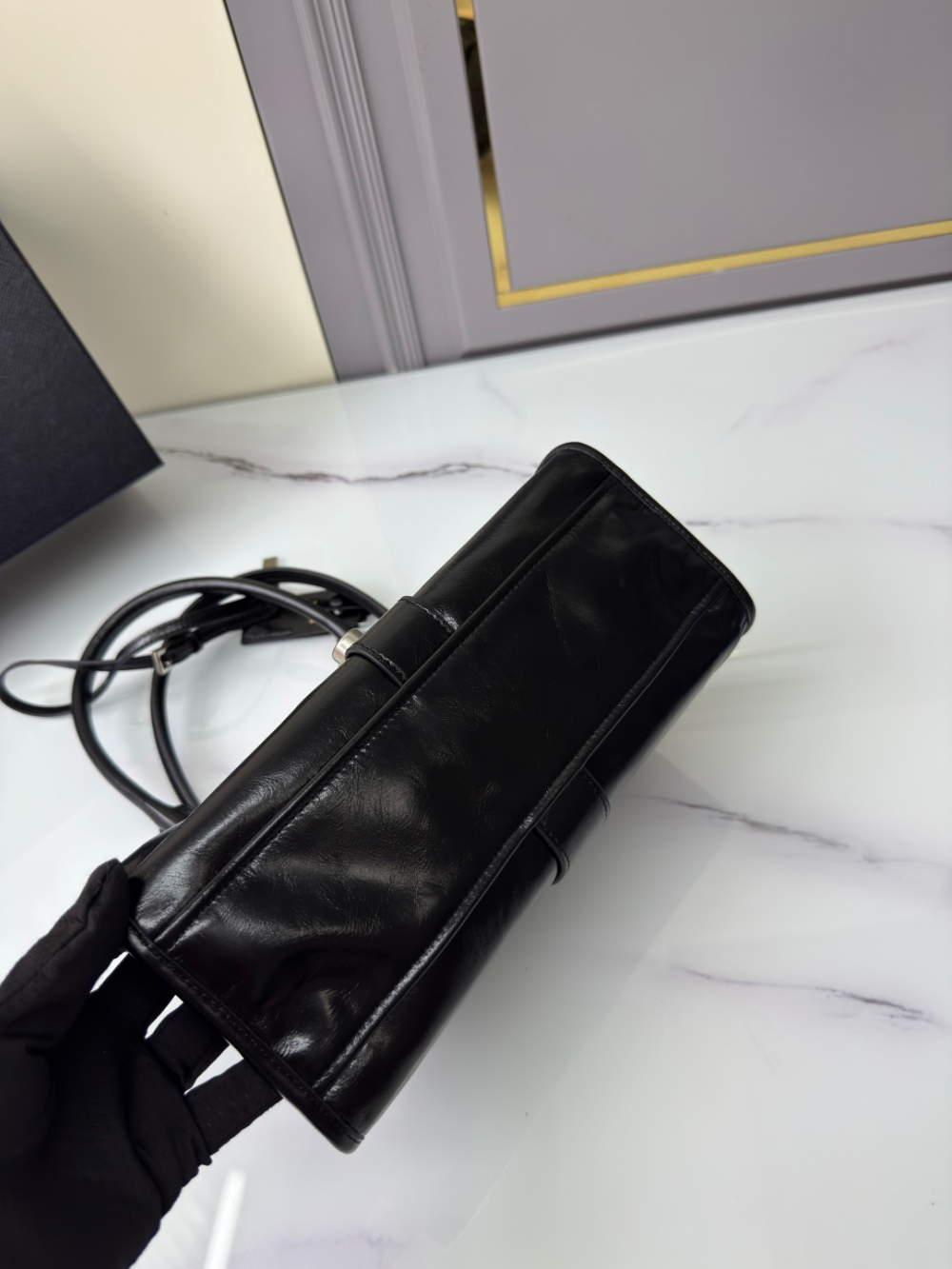 P R A D A Prada Leather Tote 레플리카 29번 이미지 - Bag | 세미샵 레플리카 사이트