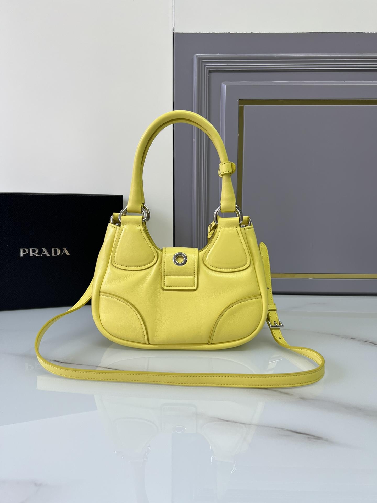 P R A D A Prada Moon Re-nylon and Leather Bag 레플리카 2번 이미지 - Bag | 세미샵 레플리카 사이트