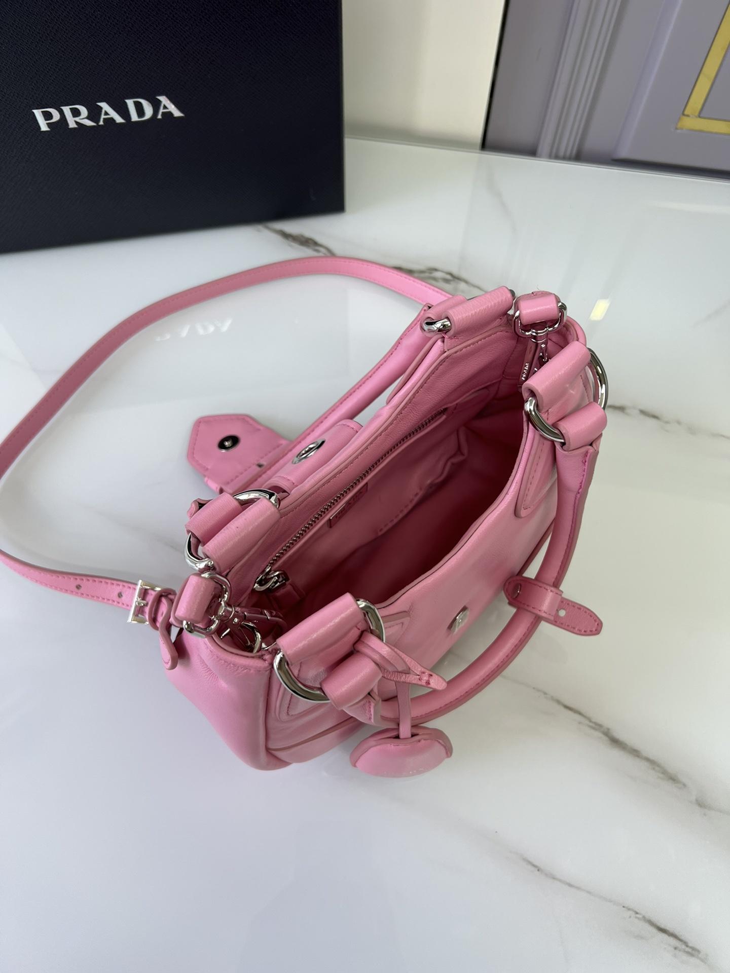 P R A D A Prada Moon Re-nylon and Leather Bag 레플리카 30번 이미지 - Bag | 세미샵 레플리카 사이트