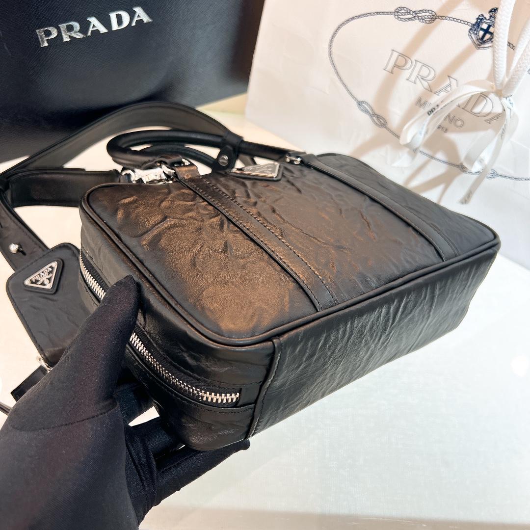 P R A D A Prada Nappa Antique Leather Top Handle 레플리카 10번 이미지 - Bag | 세미샵 레플리카 사이트
