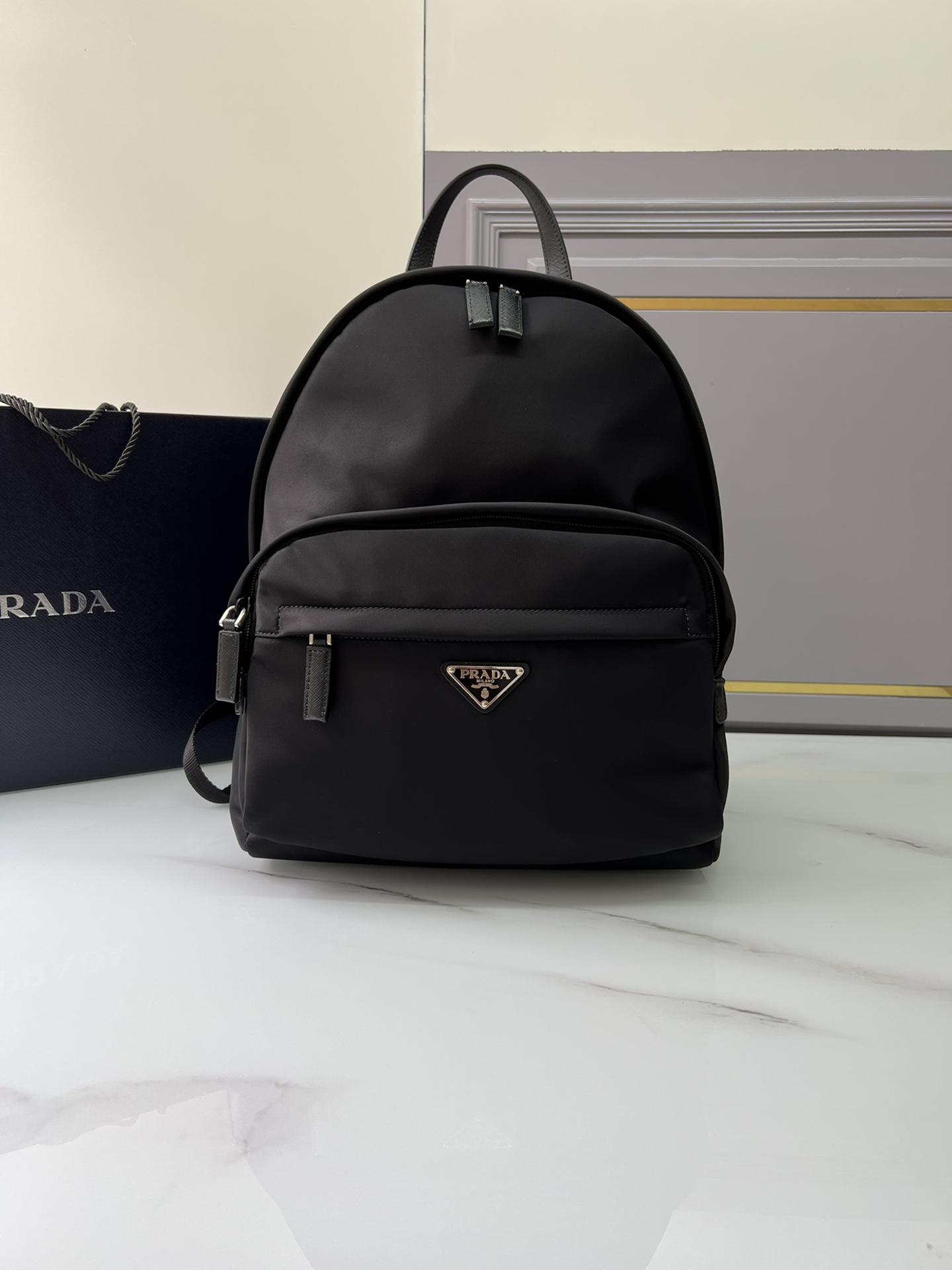 P R A D A Prada Nylon Triangle Logo Backpack 레플리카 1번 이미지 - Bag | 세미샵 레플리카 사이트