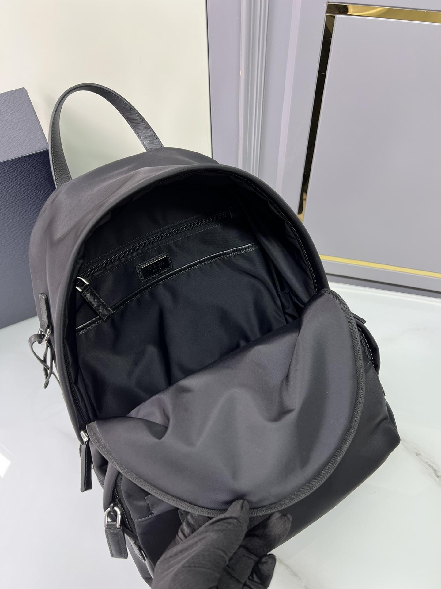 P R A D A Prada Nylon Triangle Logo Backpack 레플리카 7번 이미지 - Bag | 세미샵 레플리카 사이트