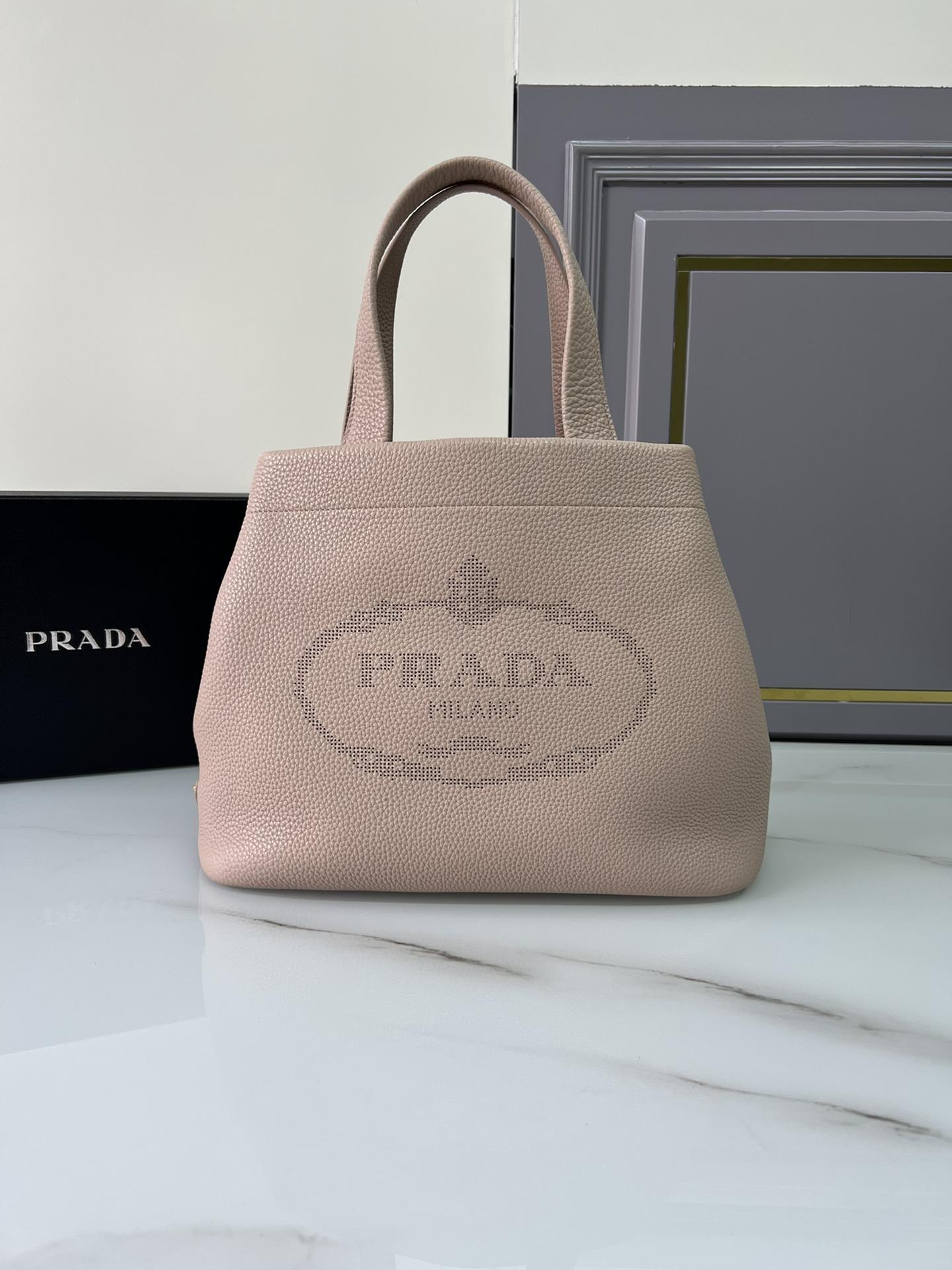 P R A D A Prada Perforate Logo Leather Tote 레플리카 9번 이미지 - Bag | 세미샵 레플리카 사이트