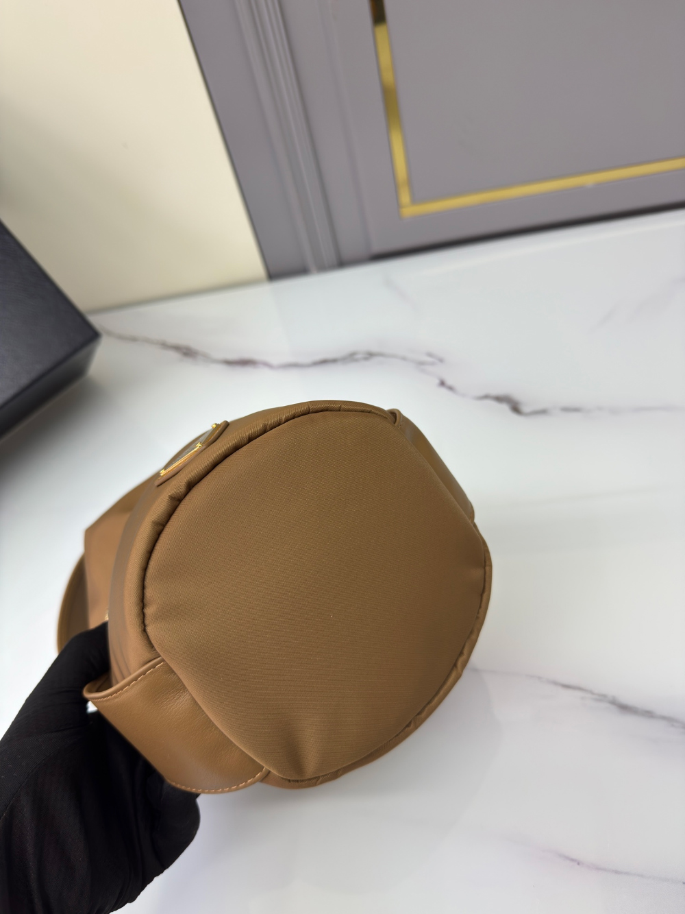 P R A D A Prada Petit Sac Noir Re-Nylon Bucket 레플리카 5번 이미지 - Bag | 세미샵 레플리카 사이트