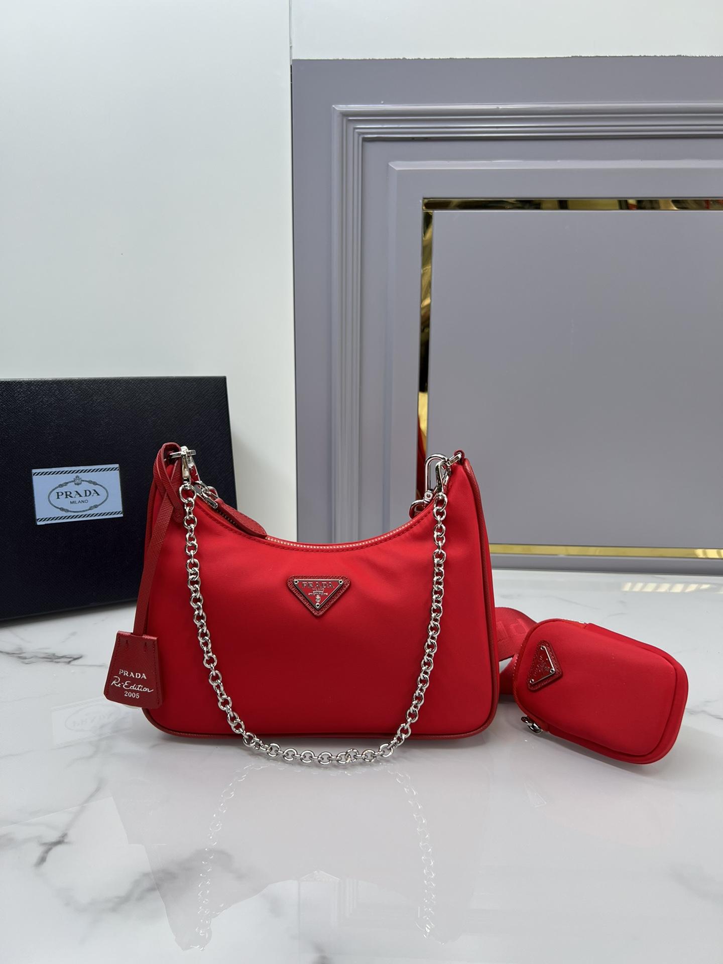 P R A D A Prada Re-Edition 2005 Nylon Hobo 레플리카 55번 이미지 - Bag | 세미샵 레플리카 사이트