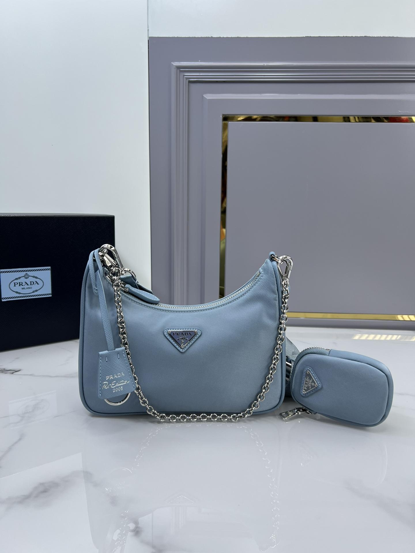 P R A D A Prada Re-Edition 2005 Nylon Hobo 레플리카 73번 이미지 - Bag | 세미샵 레플리카 사이트