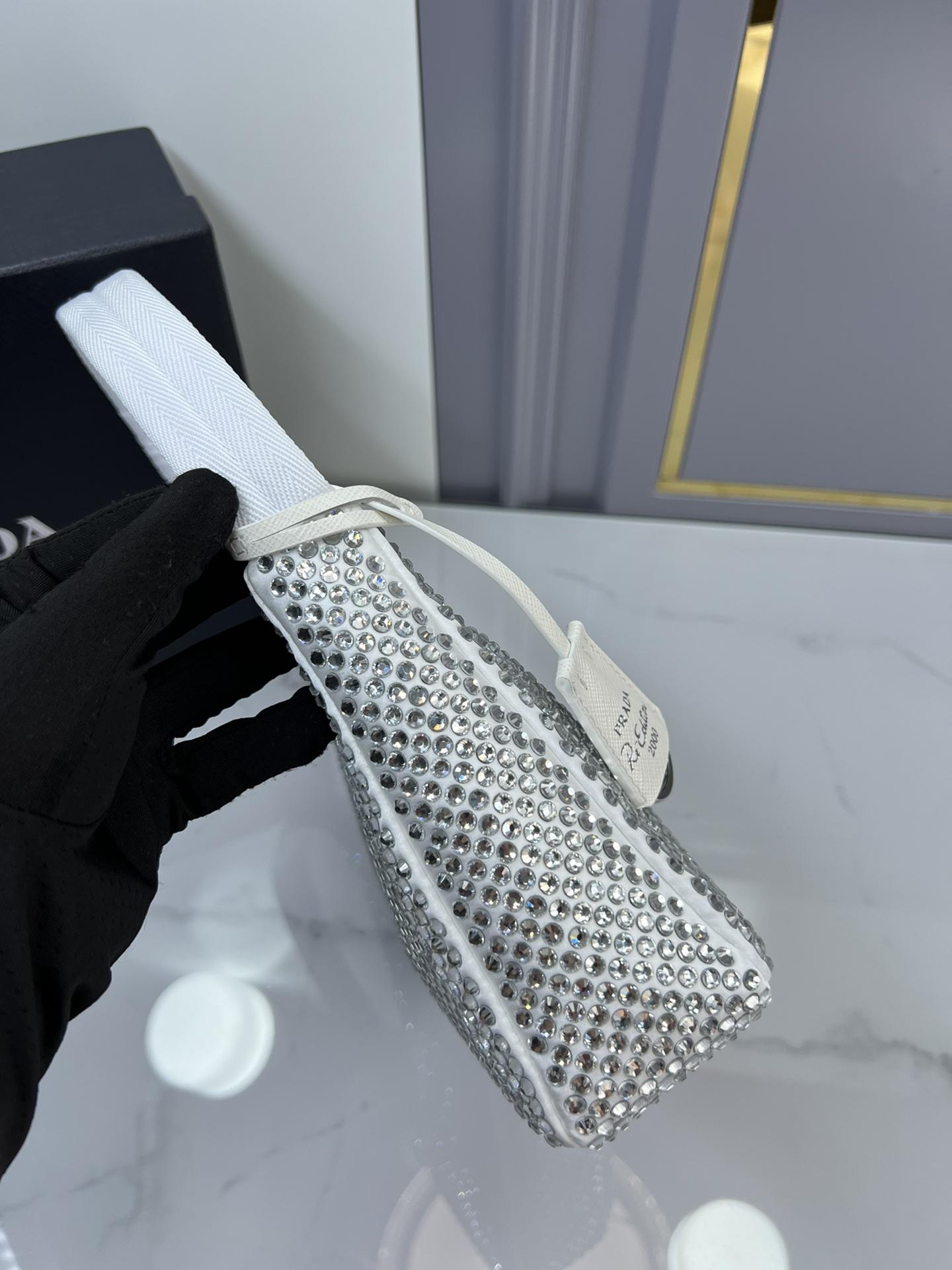 P R A D A Prada Rhinestones Re - Edition Soulder 레플리카 3번 이미지 - Bag | 세미샵 레플리카 사이트