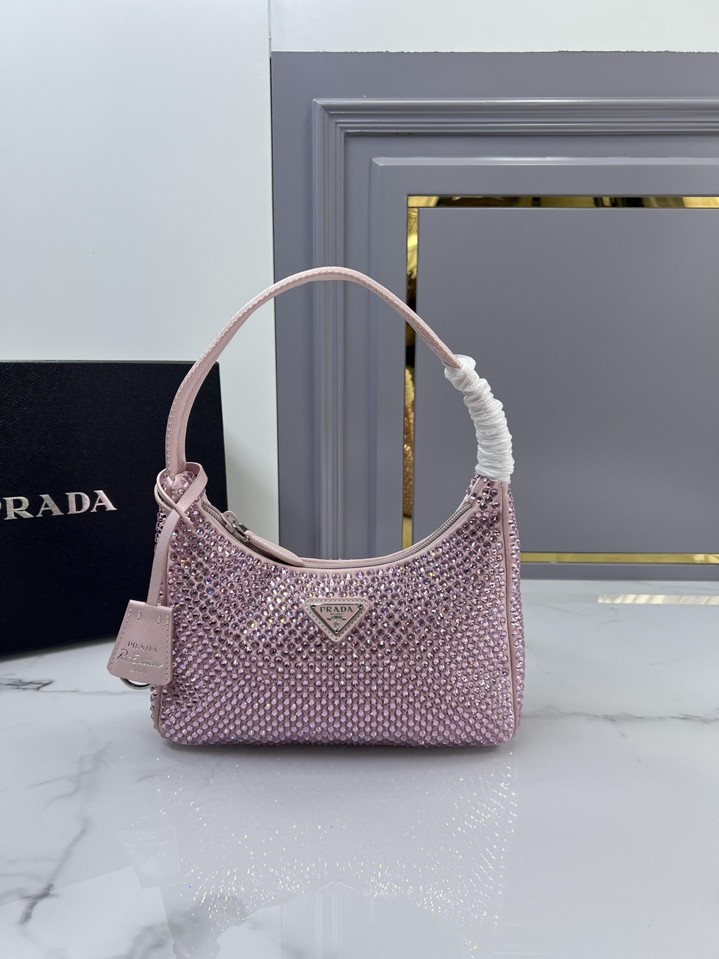 P R A D A Prada Rhinestones Re - Edition Soulder 레플리카 9번 이미지 - Bag | 세미샵 레플리카 사이트