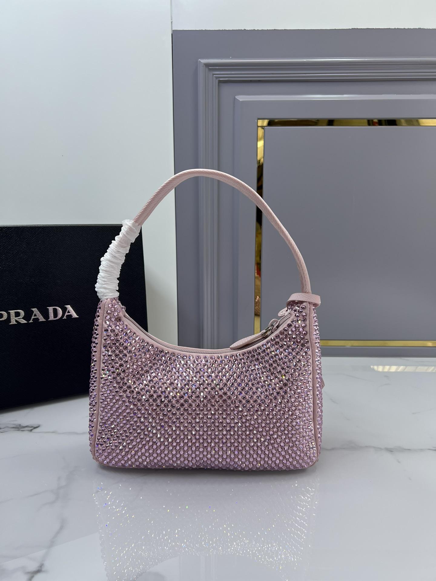 P R A D A Prada Rhinestones Re - Edition Soulder 레플리카 10번 이미지 - Bag | 세미샵 레플리카 사이트