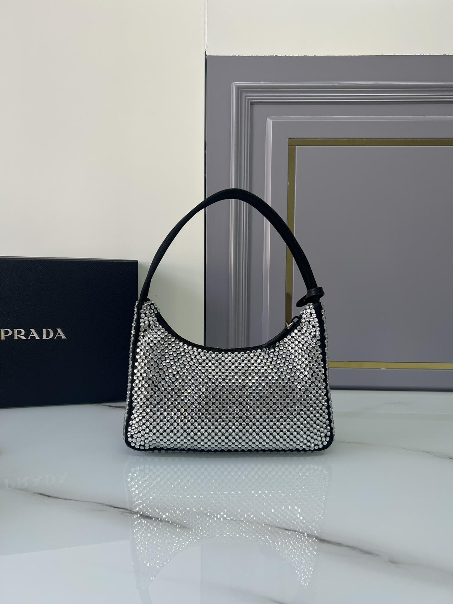 P R A D A Prada Rhinestones Re - Edition Soulder 레플리카 18번 이미지 - Bag | 세미샵 레플리카 사이트