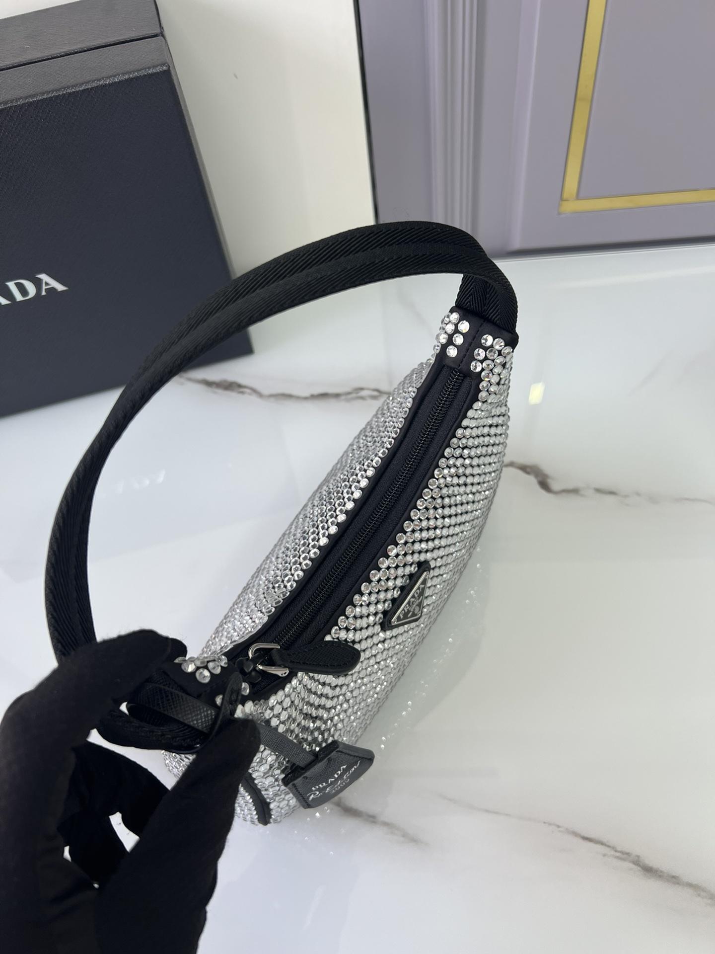 P R A D A Prada Rhinestones Re - Edition Soulder 레플리카 22번 이미지 - Bag | 세미샵 레플리카 사이트