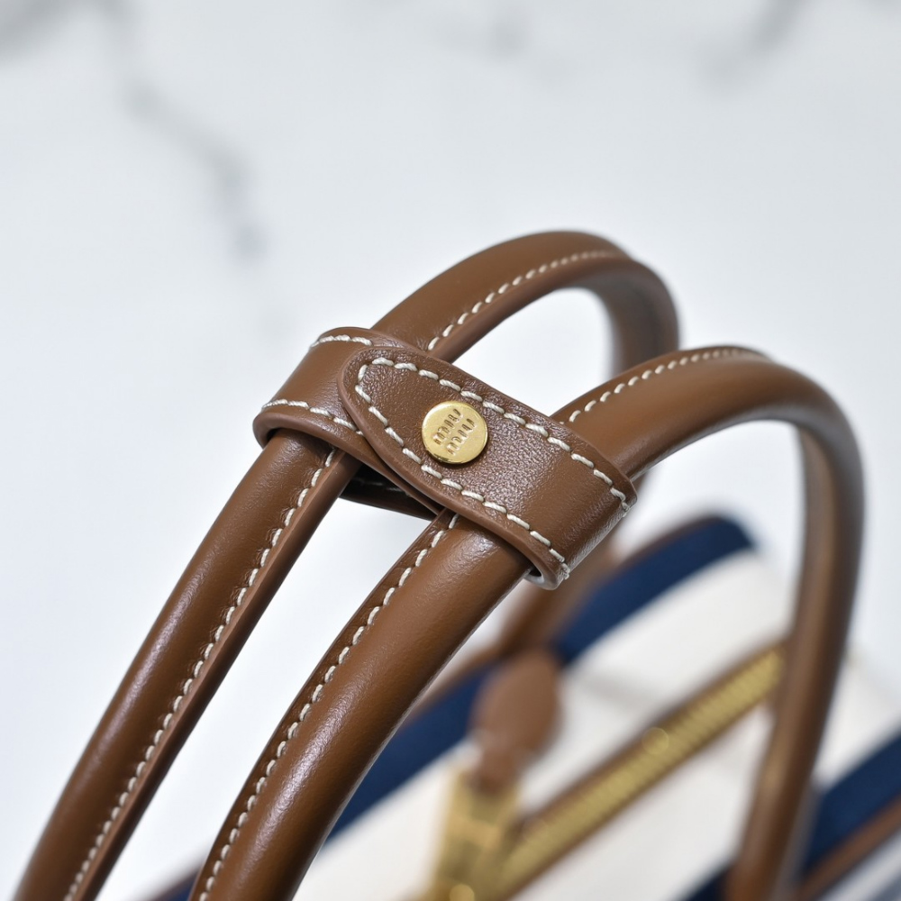 Miu Miu Miu Miu Beau Canvas And Leather 레플리카 7번 이미지 - Bag | 세미샵 레플리카 사이트