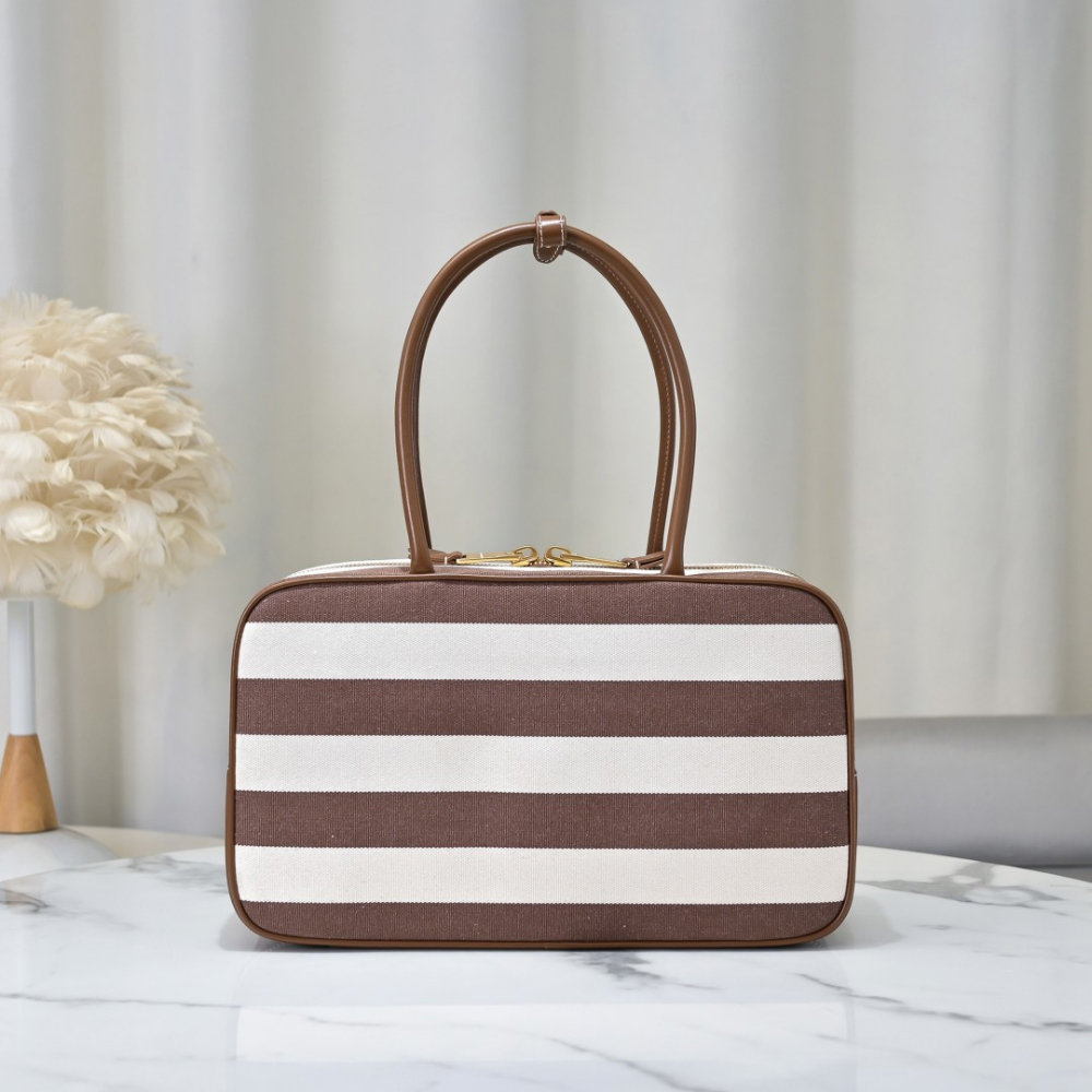 Miu Miu Miu Miu Beau Canvas And Leather 레플리카 2번 이미지 - Bag | 세미샵 레플리카 사이트