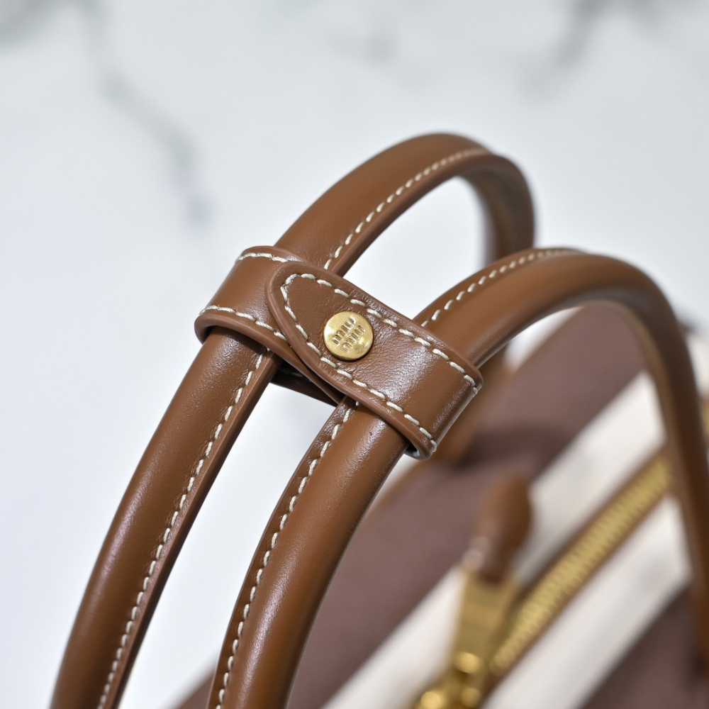 Miu Miu Miu Miu Beau Canvas And Leather 레플리카 7번 이미지 - Bag | 세미샵 레플리카 사이트