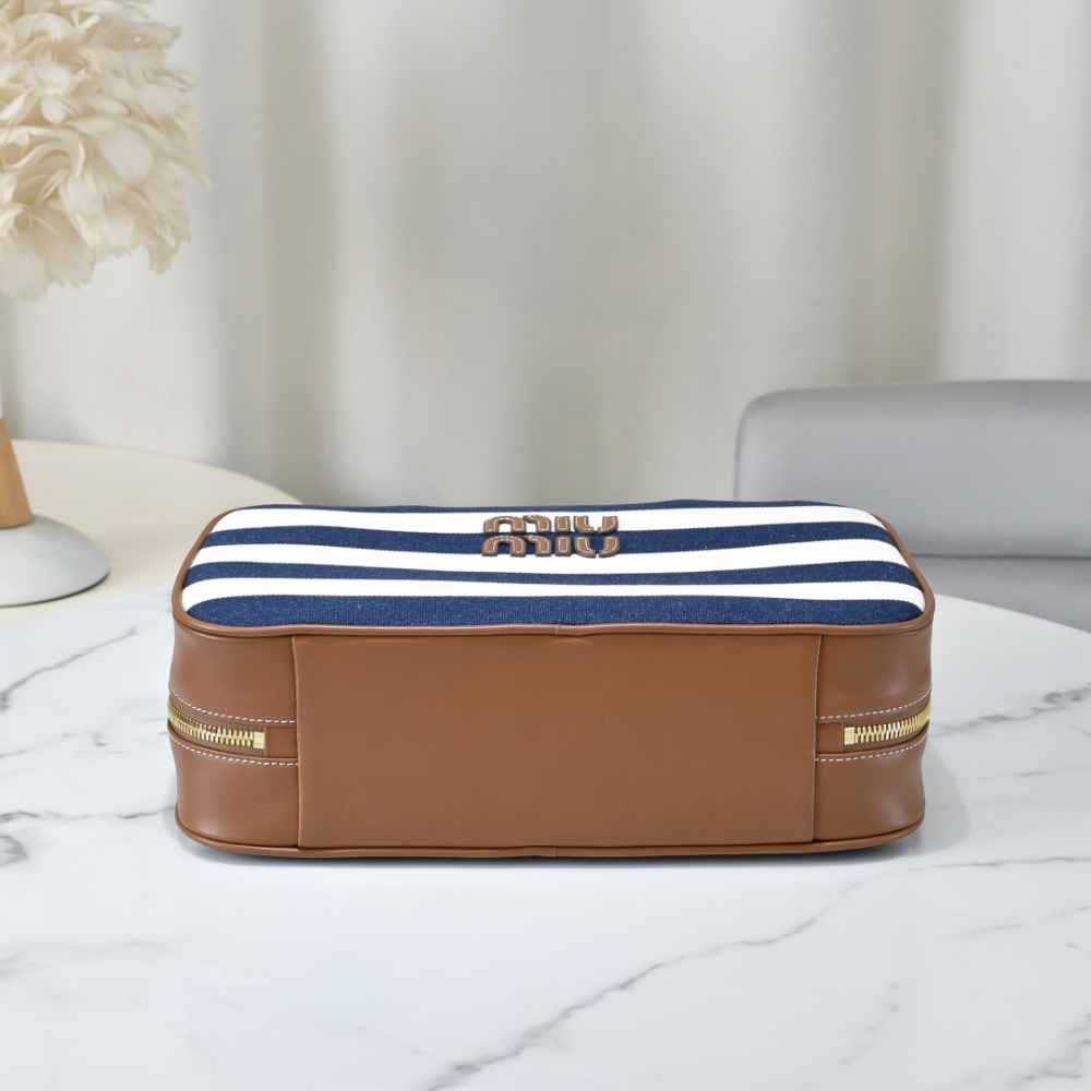 Miu Miu Miu Miu Beau Canvas And Leather 레플리카 4번 이미지 - Bag | 세미샵 레플리카 사이트