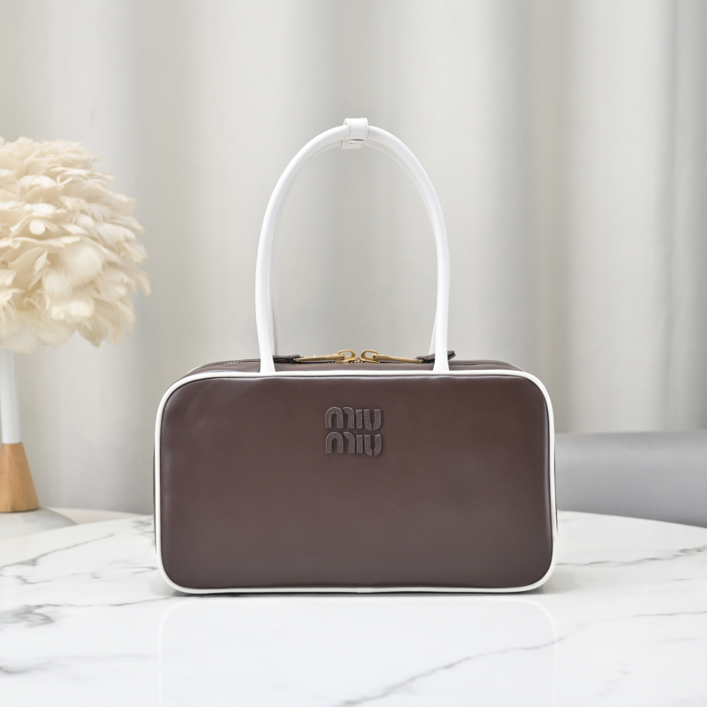 Miu Miu Beau Leather Top Handle