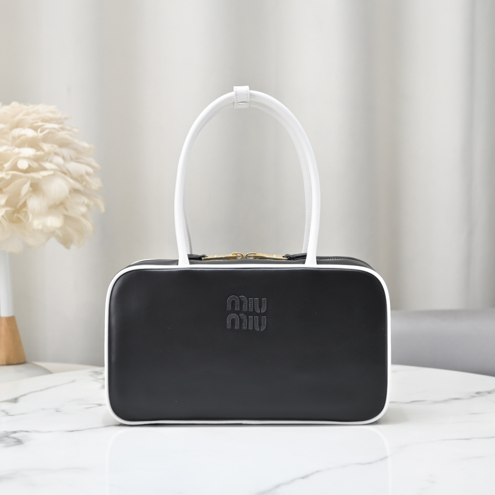 Miu Miu Beau Leather Top Handle