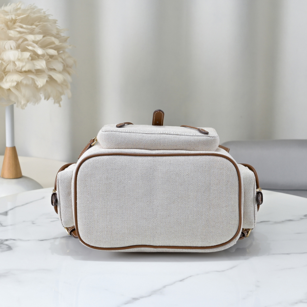 Miu Miu Miu Miu Canvas And Leather Backpack 레플리카 4번 이미지 - Bag | 세미샵 레플리카 사이트