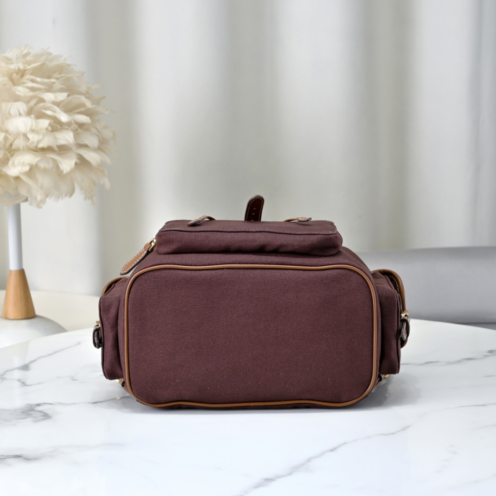 Miu Miu Miu Miu Canvas And Leather Backpack 레플리카 4번 이미지 - Bag | 세미샵 레플리카 사이트