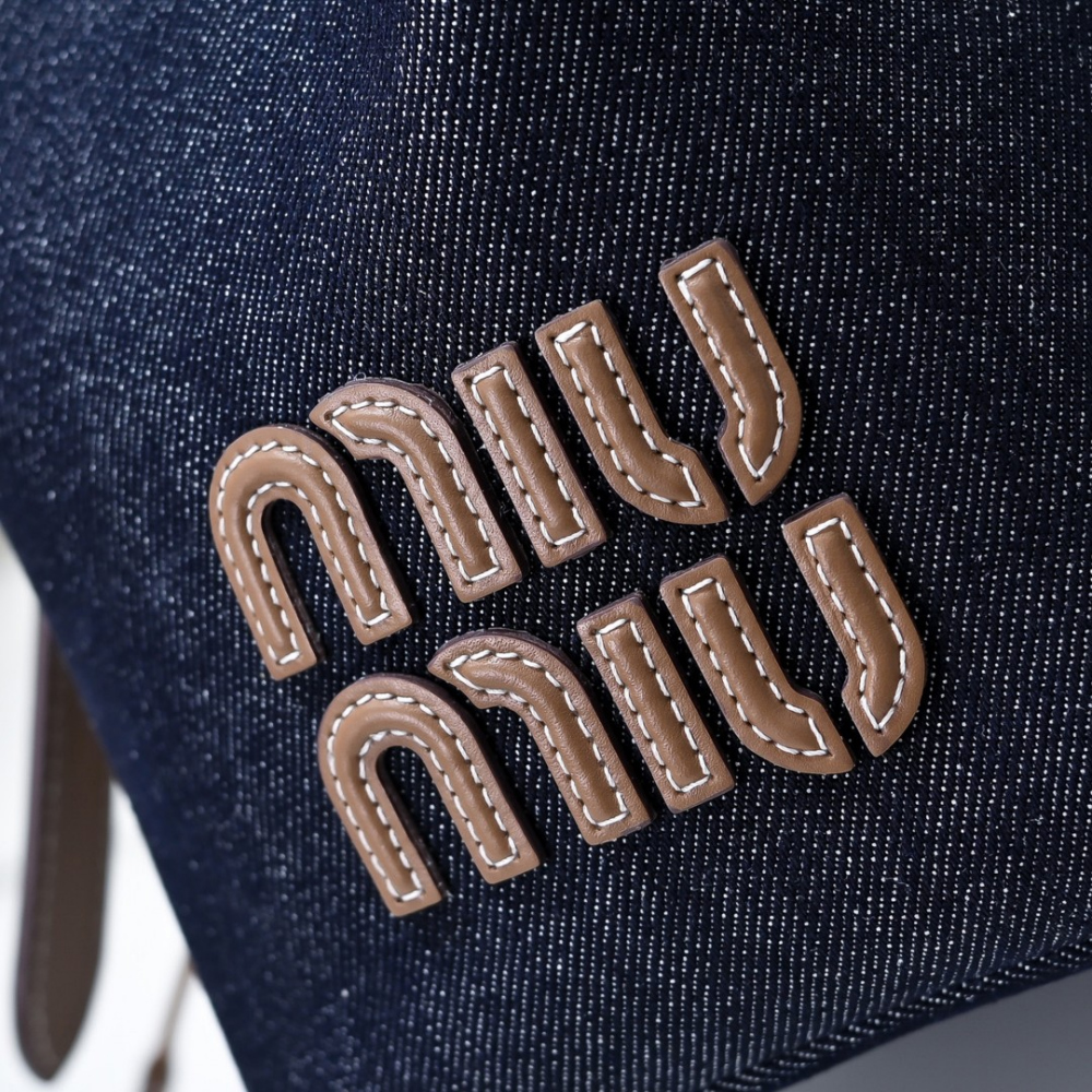 Miu Miu Miu Miu Denim Leather Bucket 레플리카 5번 이미지 - Bag | 세미샵 레플리카 사이트