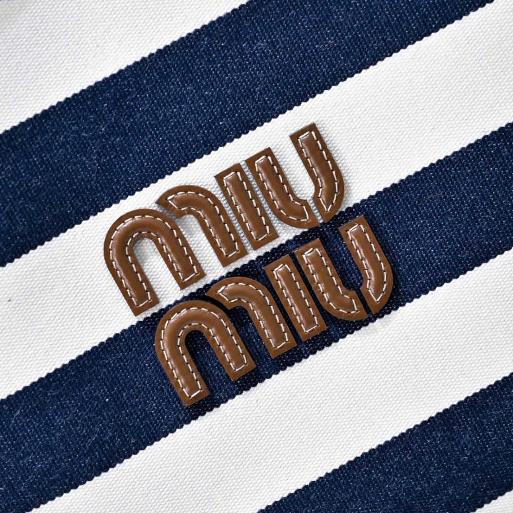 Miu Miu Miu Miu Ivy Canvas Leather 레플리카 5번 이미지 - Bag | 세미샵 레플리카 사이트