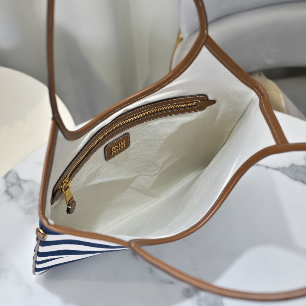 Miu Miu Miu Miu Ivy Canvas Leather 레플리카 7번 이미지 - Bag | 세미샵 레플리카 사이트