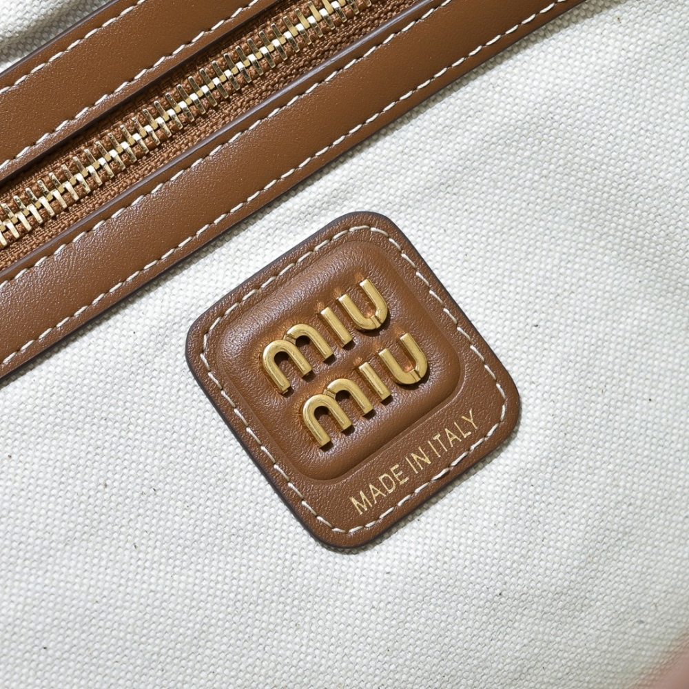 Miu Miu Miu Miu Ivy Canvas Leather 레플리카 8번 이미지 - Bag | 세미샵 레플리카 사이트